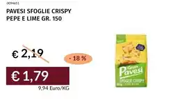 Prezzemolo e Vitale Pavesi sfoglie crispy pepe e lime offerta