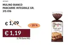 Prezzemolo e Vitale Mulino bianco pancarre integrale offerta