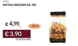 Prezzemolo e Vitale Dattilo anacardi offerta