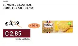 Prezzemolo e Vitale St. michel biscotti al burro con sale offerta