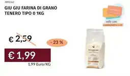 Prezzemolo e Vitale Giu giu farina di grano tenero tipo o offerta