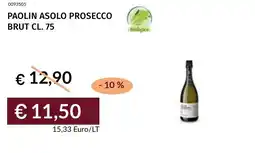 Prezzemolo e Vitale Paolin asolo prosecco brut offerta