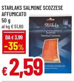 A&O Starlaks salmone scozzese Affumicato offerta