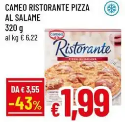A&O Cameo ristorante pizza al salame offerta
