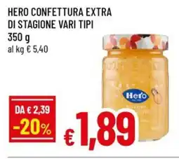 A&O HERO confettura extra di stagione vari tipi offerta