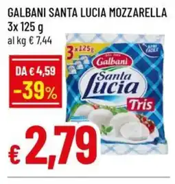 A&O Galbani santa lucia mozzarella offerta