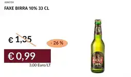 Prezzemolo e Vitale Faxe birra 10% offerta