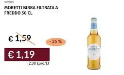 Prezzemolo e Vitale Moretti birra filtrata a freddo offerta