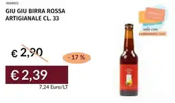 Prezzemolo e Vitale Giu giu birra rossa artigianale offerta