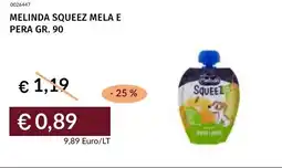 Prezzemolo e Vitale Melinda squeez mela e pera offerta