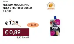 Prezzemolo e Vitale Melinda mousse pro mela e frutti di bosco offerta