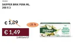 Prezzemolo e Vitale Skipper brik pera offerta
