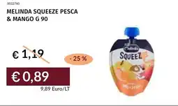 Prezzemolo e Vitale Melinda squeeze pesca & mango offerta