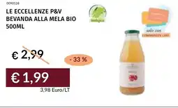 Prezzemolo e Vitale Le eccellenze p&v bevanda alla mela bio offerta