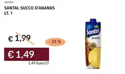 Prezzemolo e Vitale Santal succo d'ananas offerta