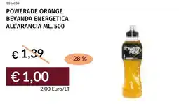 Prezzemolo e Vitale Powerade orange bevanda energetica all'arancia offerta