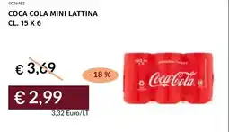 Prezzemolo e Vitale Coca cola mini lattina offerta