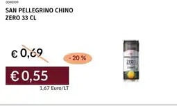 Prezzemolo e Vitale San pellegrino chino zero offerta
