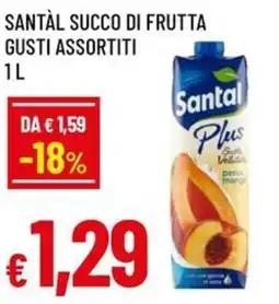 A&O Santal succo di frutta gusti assortiti offerta