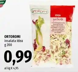 Famila ORTOROMI insalata Idea offerta