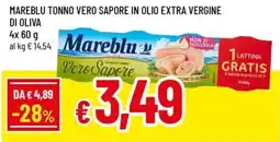 A&O Mareblu tonno vero sapore in olio extra vergine di oliva offerta