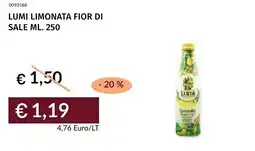 Prezzemolo e Vitale Lumi limonata fior di sale offerta
