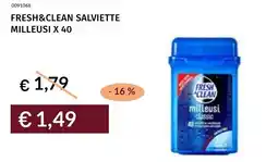 Prezzemolo e Vitale Fresh&clean salviette milleusi offerta