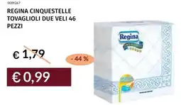 Prezzemolo e Vitale Regina cinquestelle tovaglioli due veli offerta
