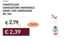Prezzemolo e Vitale Chanteclair sgrassatore universale spray con candeggina offerta