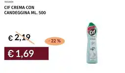 Prezzemolo e Vitale Cif crema con candeggina offerta