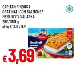 A&O Capitan findus i gratinati con salmone/ merluzzo d'alaska offerta