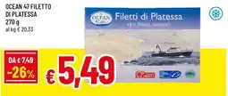 A&O Ocean 47 filetto di platessa offerta