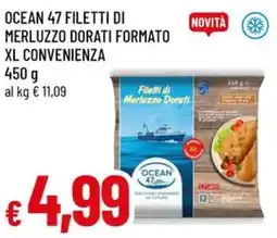 A&O Ocean 47 filetti di merluzzo dorati formato xl convenienza offerta