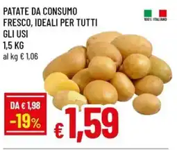 A&O Patate da consumo fresco, ideali per tutti gli usi offerta