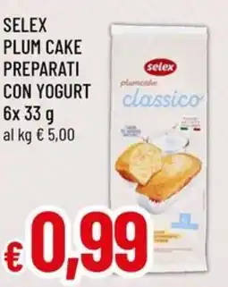 A&O Selex plum cake preparati con yogurt offerta