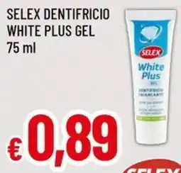 A&O Selex dentifricio white plus gel offerta