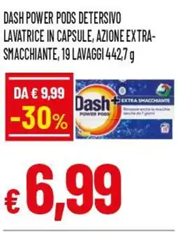 Famila Superstore Dash power pods detersivo lavatrice in capsule, azione extra- smacchiante offerta