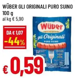 Famila Superstore Wüber gli originali puro suino offerta