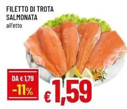 Famila Superstore Filetto di trota salmonata offerta