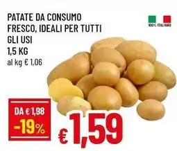 Famila Superstore Patate da consumo fresco, ideali per tutti gli usi offerta
