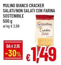 Famila Superstore Mulino bianco cracker salati/non salati con farina sostenibile offerta