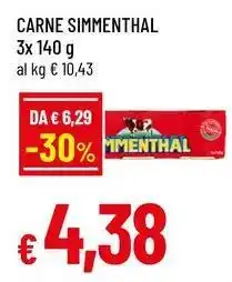 Famila Superstore Carne SIMMENTHAL offerta