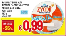 Famila Superstore Parmalat zymil alta digeribilità senza lattosio yogurt alla greca vari gusti offerta