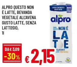 Famila Superstore Alpro questo non è latte, bevanda vegetale all'avena gusto latte, senza lattosio offerta