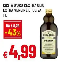 Famila Superstore Costa d'oro l'extra olio extra vergine di oliva offerta