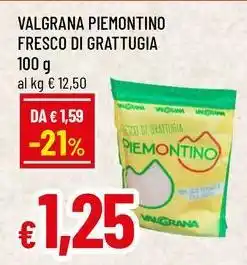 Famila Superstore Valgrana piemontino fresco di grattugia offerta