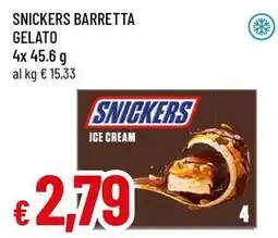 Famila Superstore Snickers barretta gelato offerta