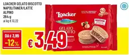 Famila Superstore Loacker gelato biscotto napolitaner/latte alpino offerta