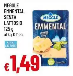 Famila Superstore Meggle emmental senza lattosio offerta