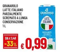 Famila Superstore Granarolo latte italiano parzialmente scremato a lunga conservazione offerta